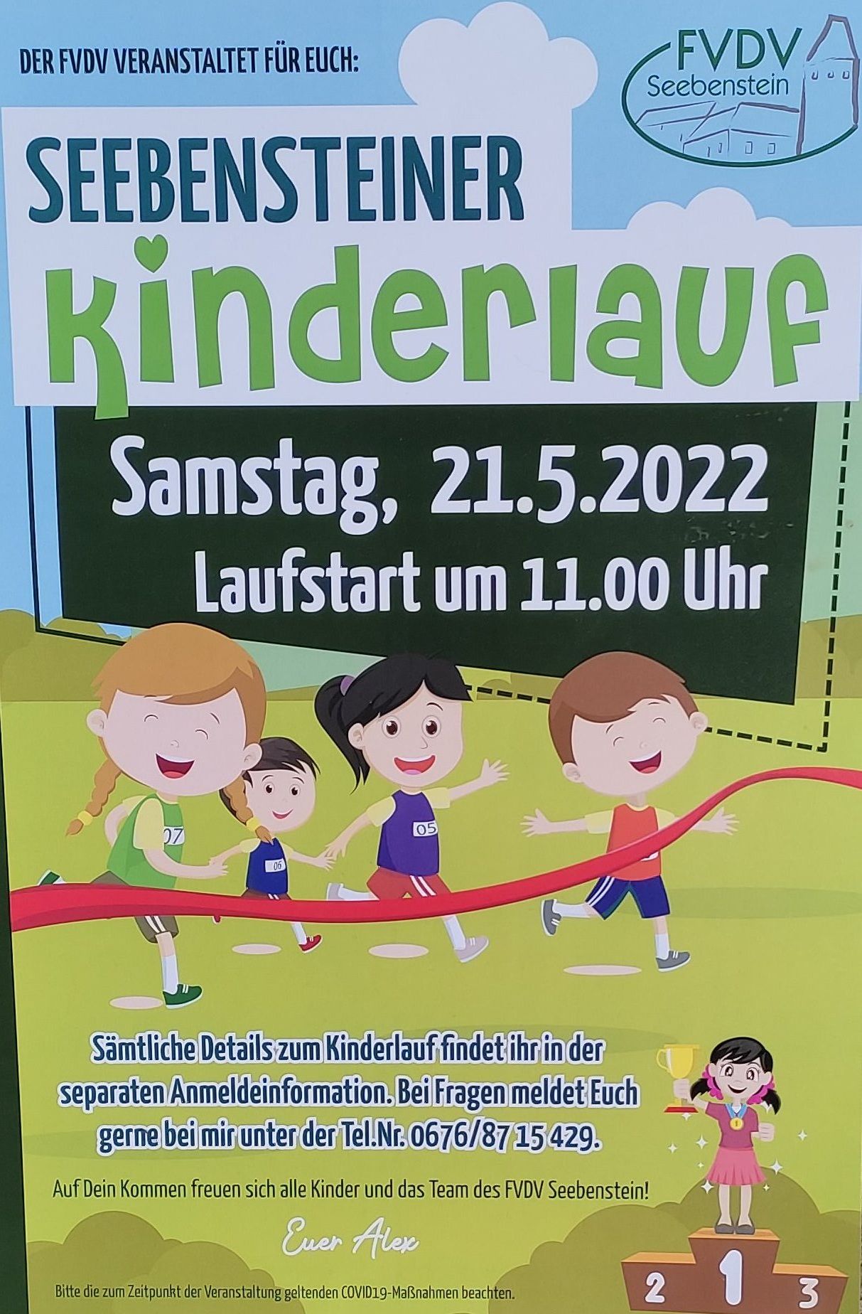 Plakat Kinderlauf Plakat Kinderlauf